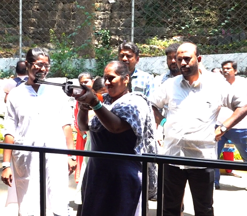 Air Rifle Shooting in Yercaud skypark