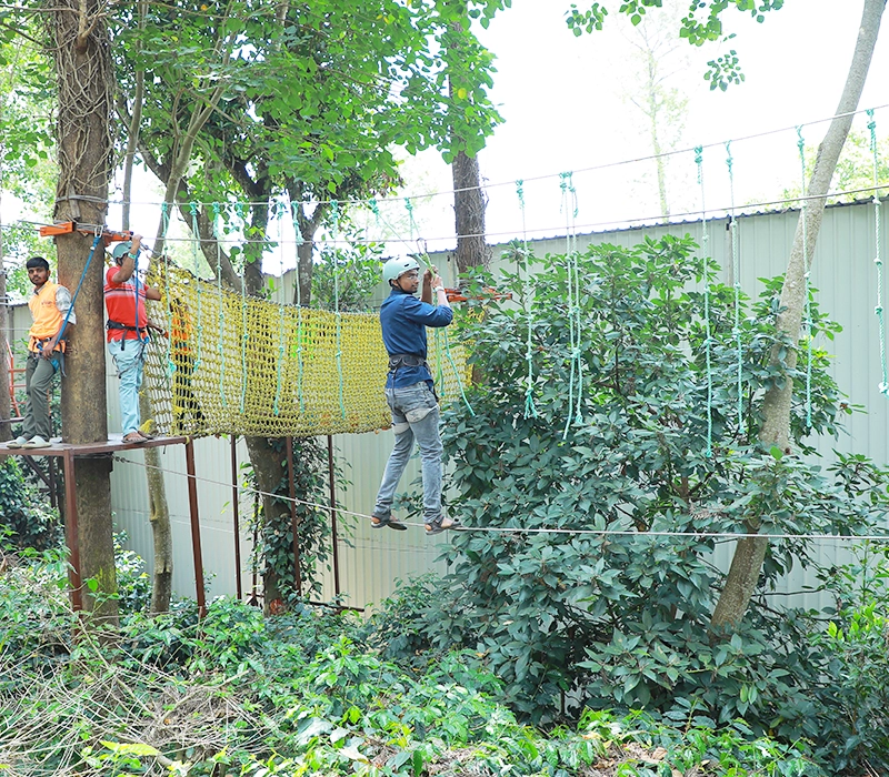High Rope Activities in Yercaud skypark