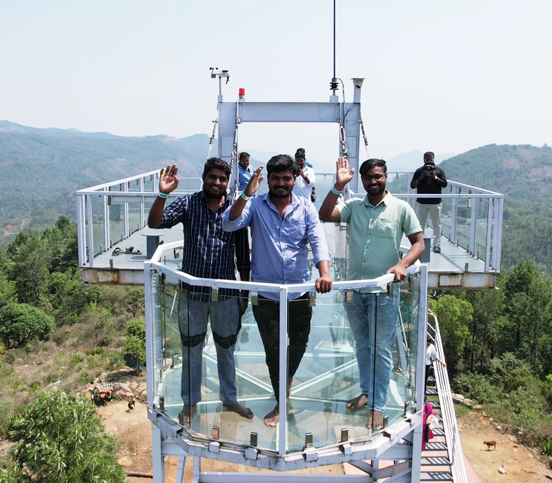 Skywalk in Yercaud skypark