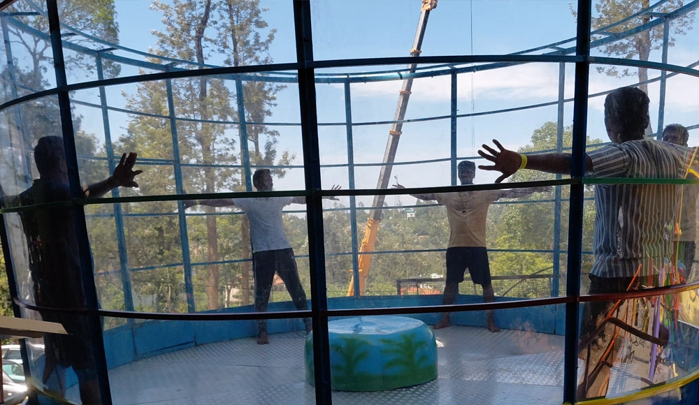 Zero Gravity ride at Skypark Yercaud