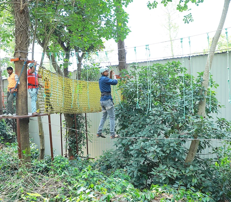 High Rope Activities in Yercaud skypark