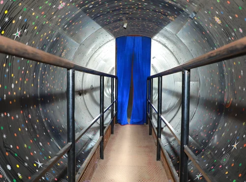Illusion Tunnel at Night