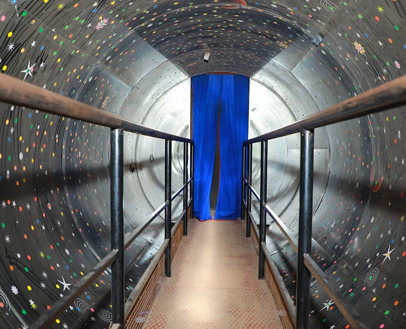 Illusion Tunnel at Night