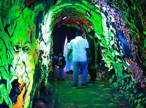 Mystery Tunnel at Night