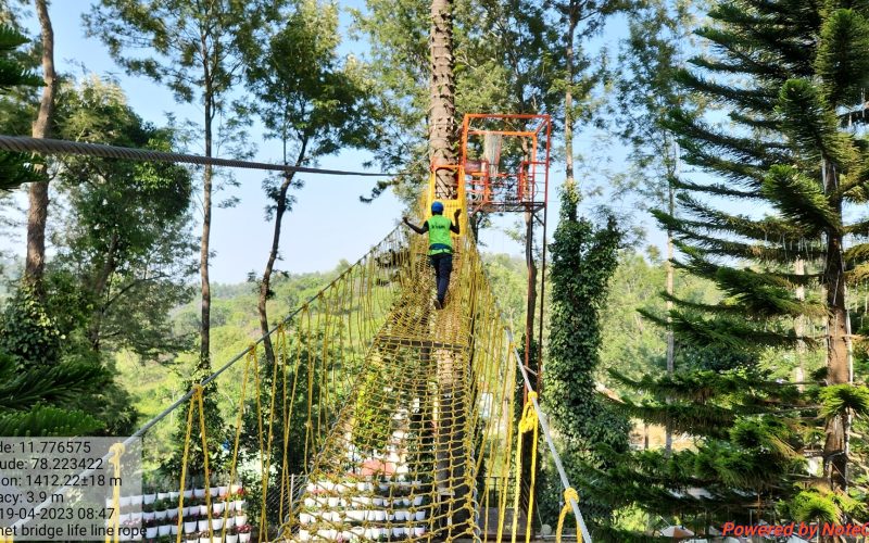 Note: net bridge life line rope